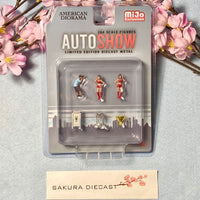 1/64 American Diorama Auto Show figure set