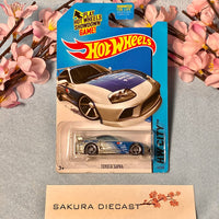 1/64 Hot Wheels Toyota Supra (silver, Kmart exclusive)