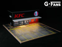 1/64 G-Fans Fast Food Restaurant Diorama Kit (B)