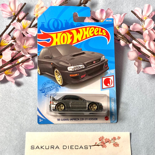 1/64 Hot Wheels ‘98 Subaru Impreza WRX STI 22B (grey)