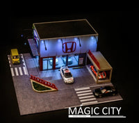 1/64 Magic City Honda Showroom Dealership Diorama Kit