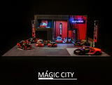 1/64 Magic City Advan Showroom Diorama Kit