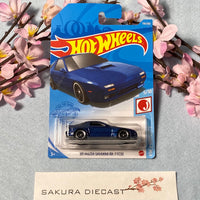1/64 Hot Wheels ‘89 Mazda Savanna RX-7 FC3S (blue)