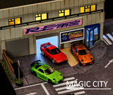 1/64 Magic City RE Amemiya Garage Diorama Kit