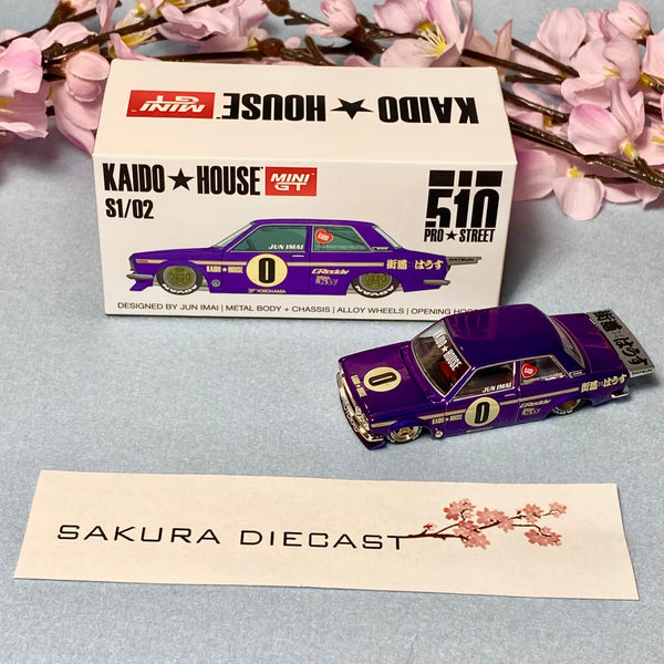 1/64 Mini GT Kaido-House Datsun 510 Pro Street S1/02 (purple)