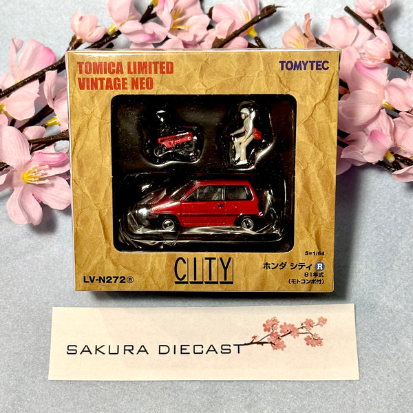 1/64 Tomica Limited Vintage Neo Honda City (red)