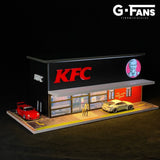 1/64 G-Fans Fast Food Restaurant Diorama Kit (B)