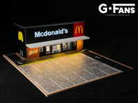 1/64 G-Fans Fast Food Restaurant Diorama Kit (A)