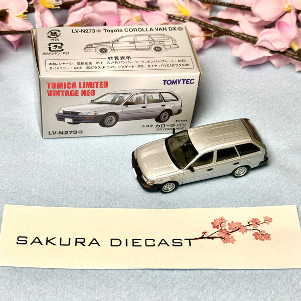 1/64 Tomica Limited Vintage Neo Toyota Corolla Wagon Van (silver)